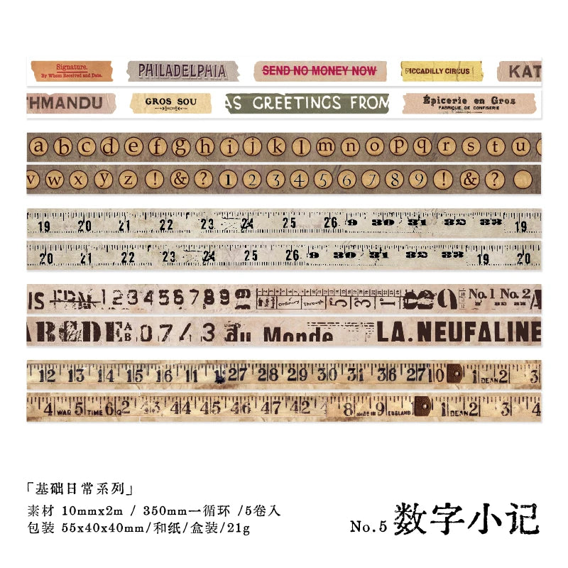 Set Washi Tapes Coloridos