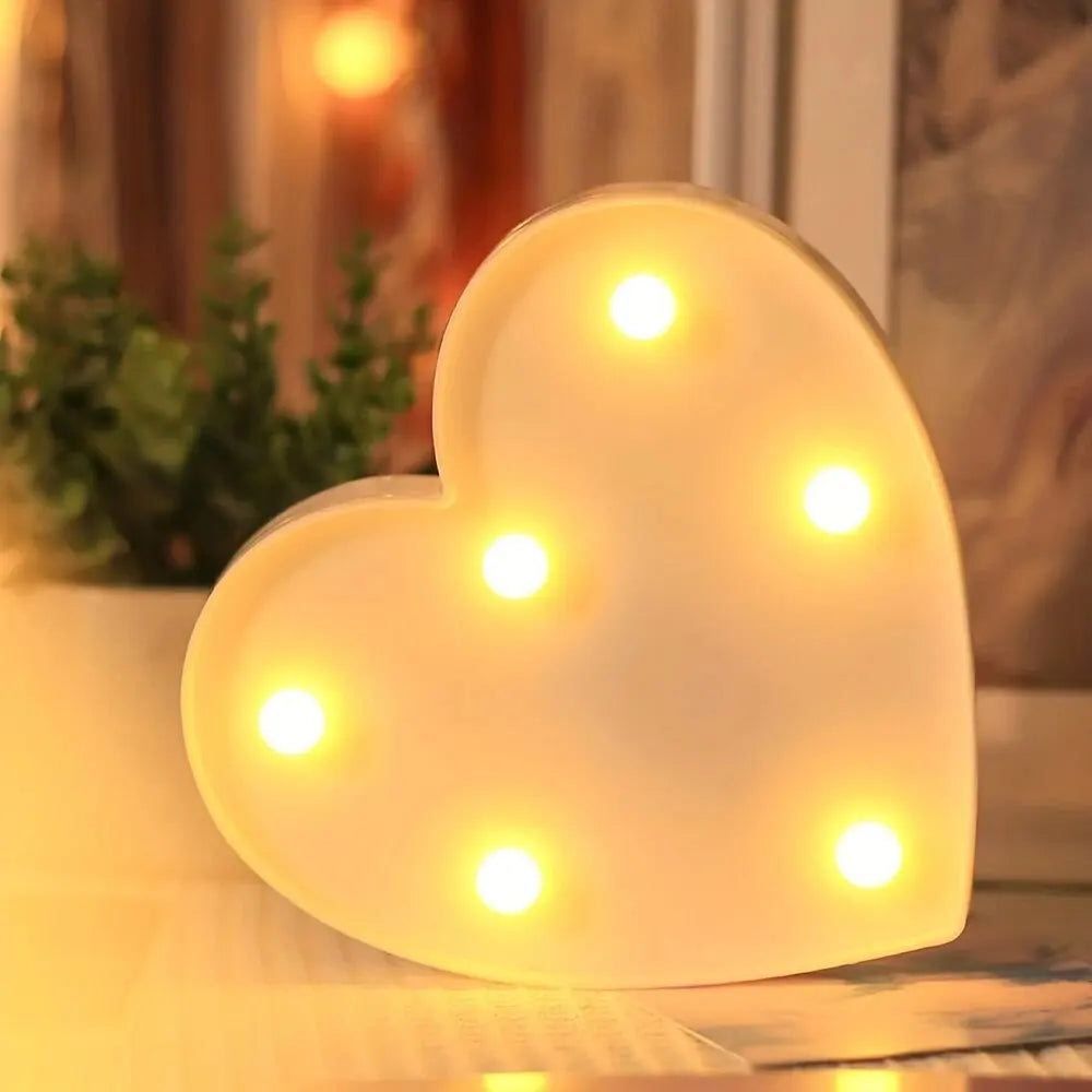 Luz LED Corazón