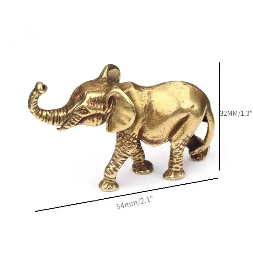 Elefante Decorativo Bronce Antiguo