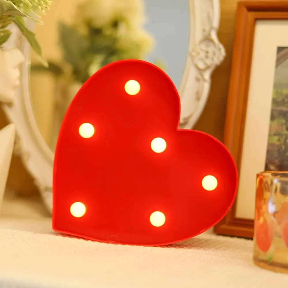 Luz LED Corazón