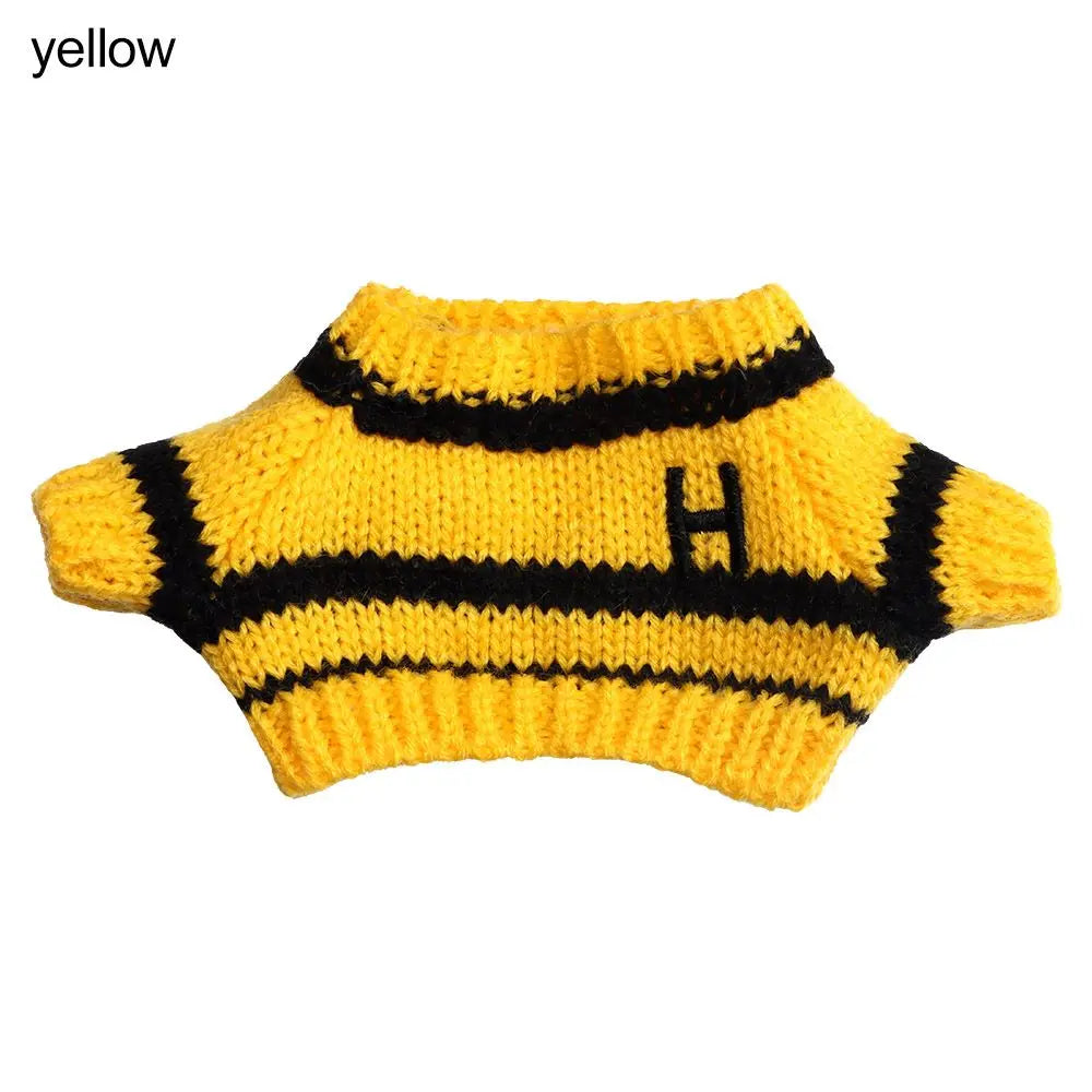 Doll Knitted Sweater for 20cm Plush Dolls Clothes Doll's Clothing Accessories Knitted Clothing Kids Toy Gifts Doll Supplies