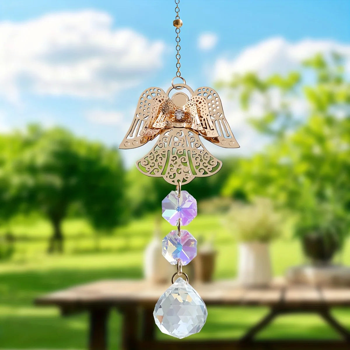 Colgante Decorativo de Cristal 🔮 — Luz y magia en cada destello