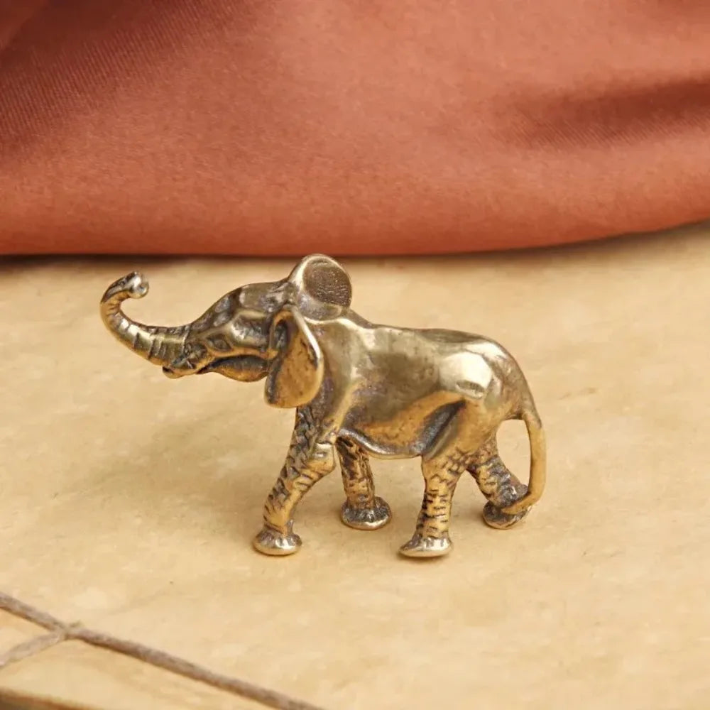 Elefante Decorativo Bronce Antiguo