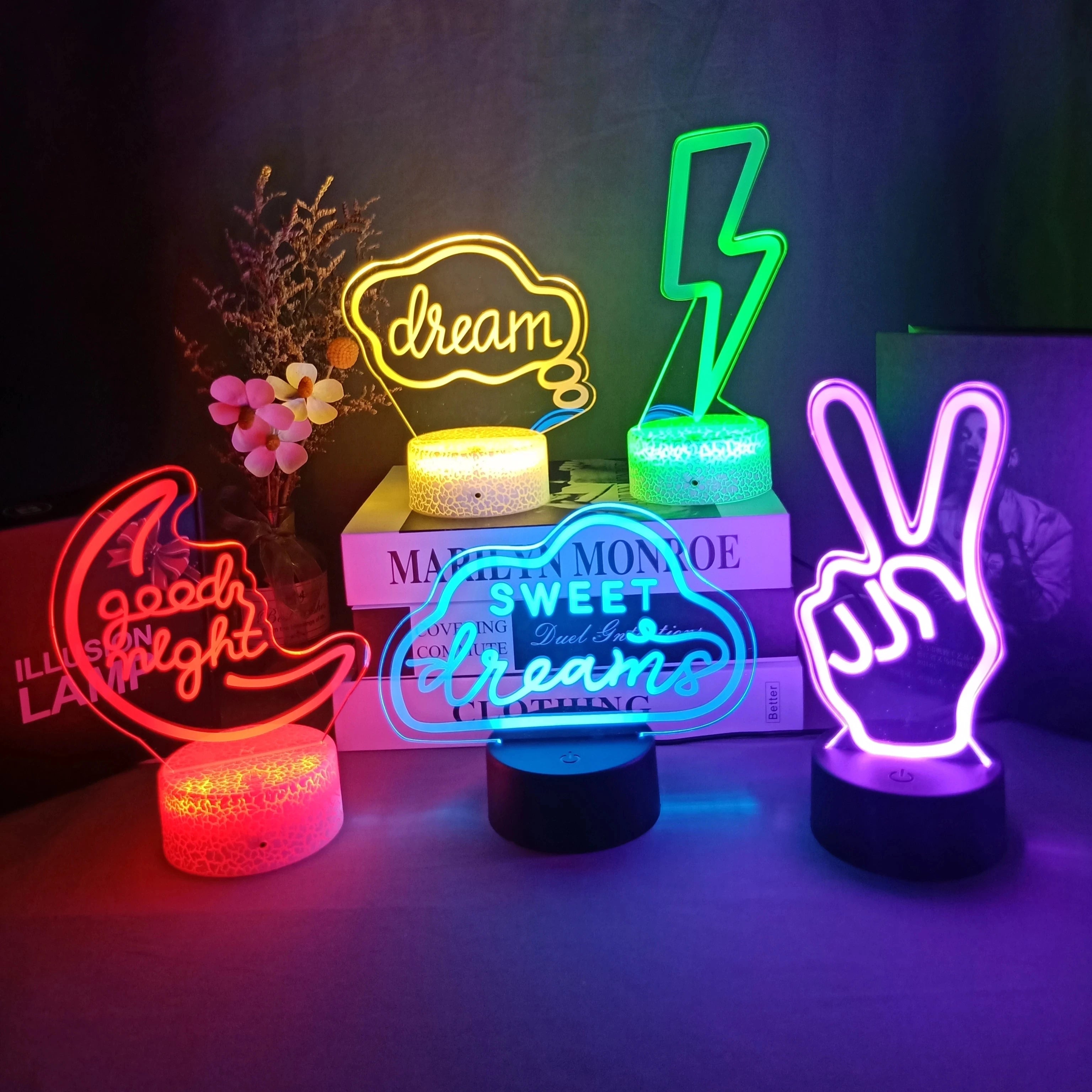 Letrero Neon LED 3D 🌙 — La luz que define tu espacio
