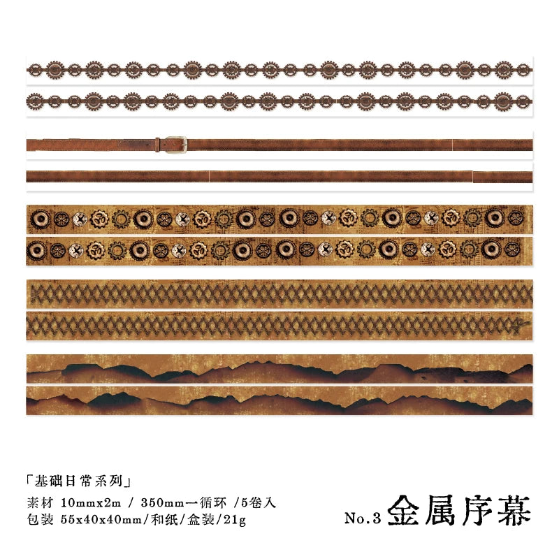 Set Washi Tapes Coloridos