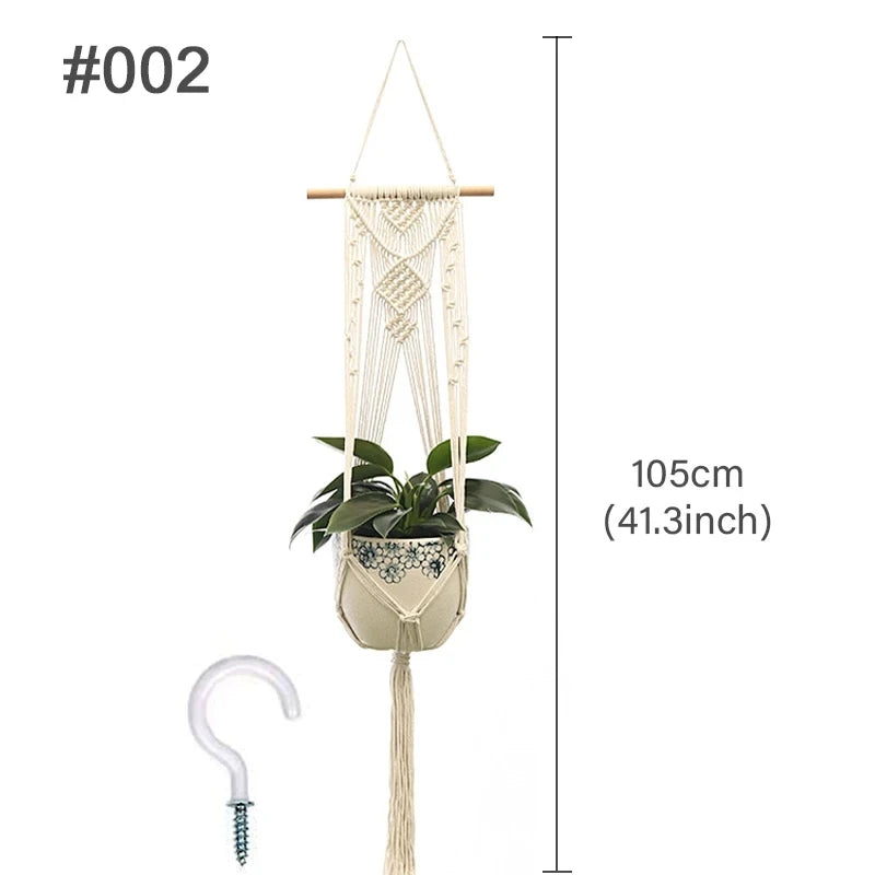 Colgador de plantas de macramé | Un hogar lleno de vida