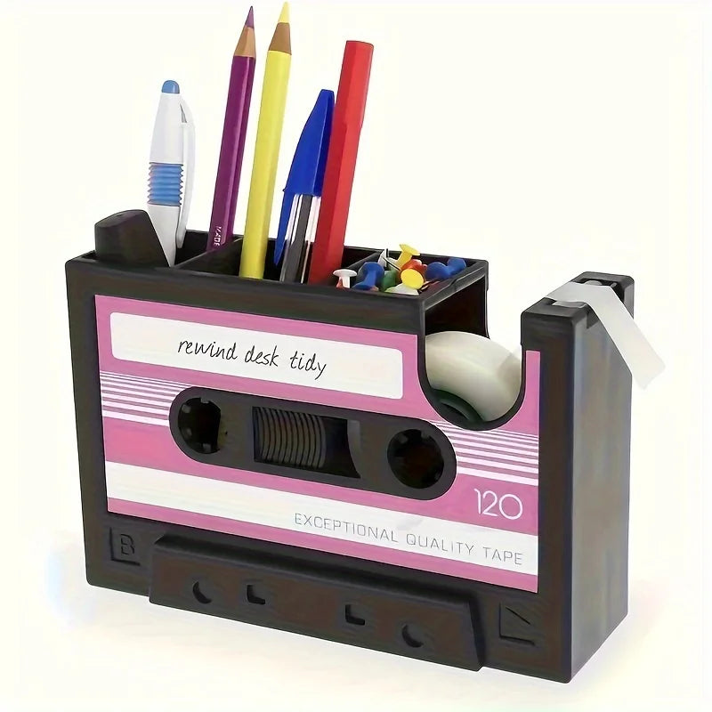 Organizador Cassette Retro | Orden con personalidad 🎧