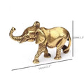 Elefante Decorativo Bronce Antiguo