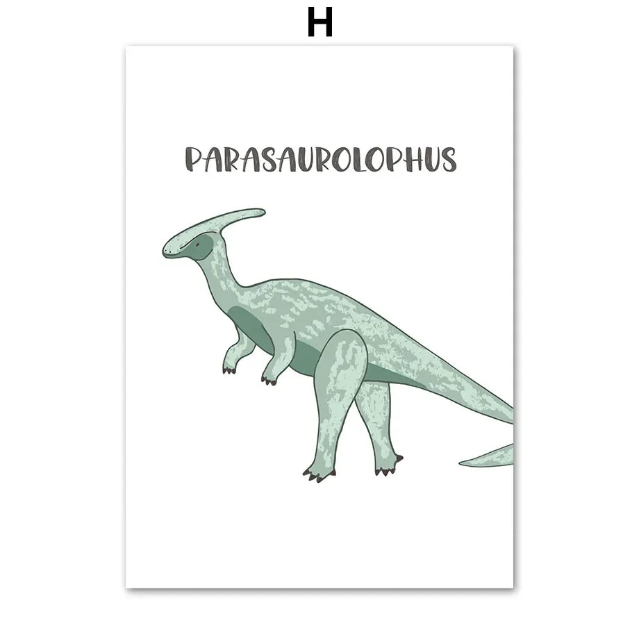 Lámina Decorativa Dinosaurios