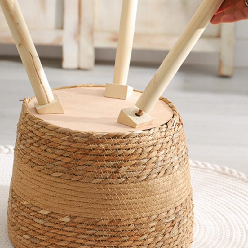 Porta Plantas Rattan — Textura natural para tu espacio
