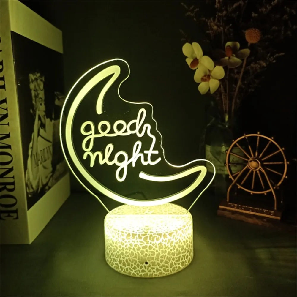 Letrero Neon LED 3D 🌙 — La luz que define tu espacio