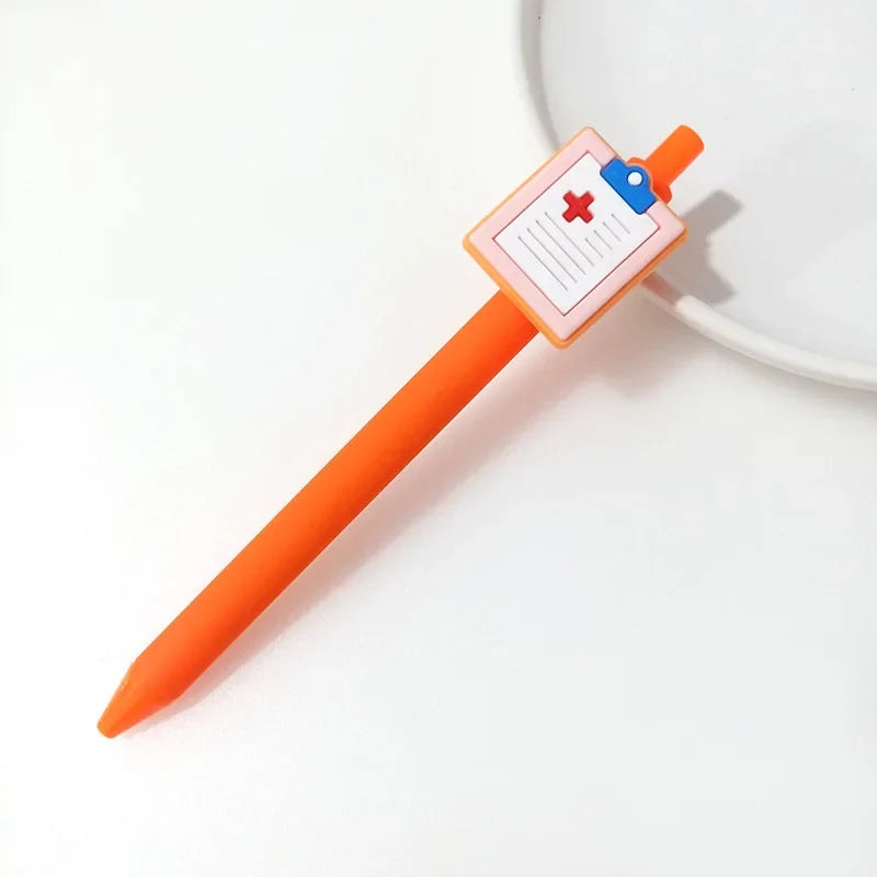 Lápices Gel Kawaii Diseño Enfermera 0.5mm - Papelería Cute | Cozy Moments
