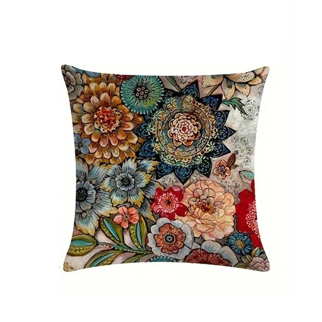 Funda de Cojín Mariposas y Flores 🦋🌸