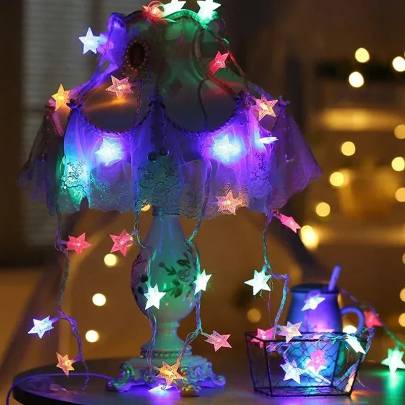 Luces LED Estrella Guirnalda ✨🌟