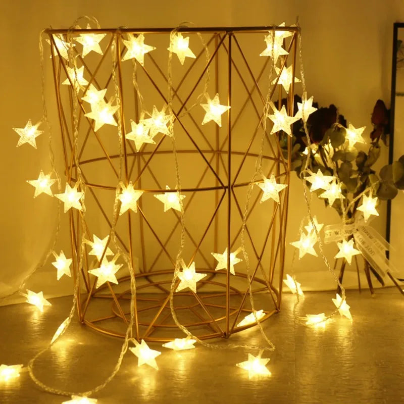 Luces LED Estrella Guirnalda ✨🌟