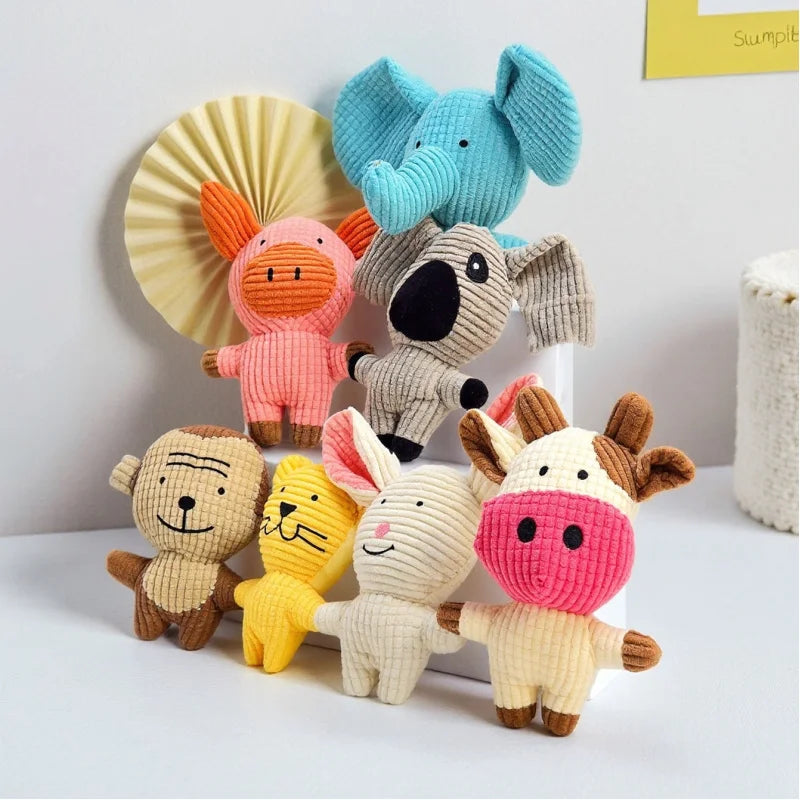 Juguete Peluche Animalitos para Mascotas 🐾✨