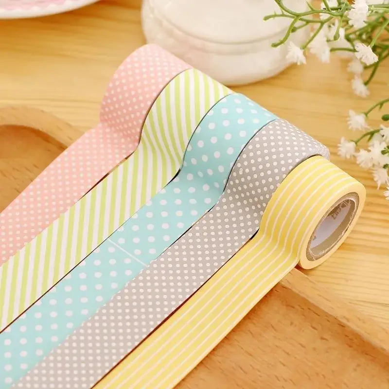Washi Tapes de Colores Artesanales