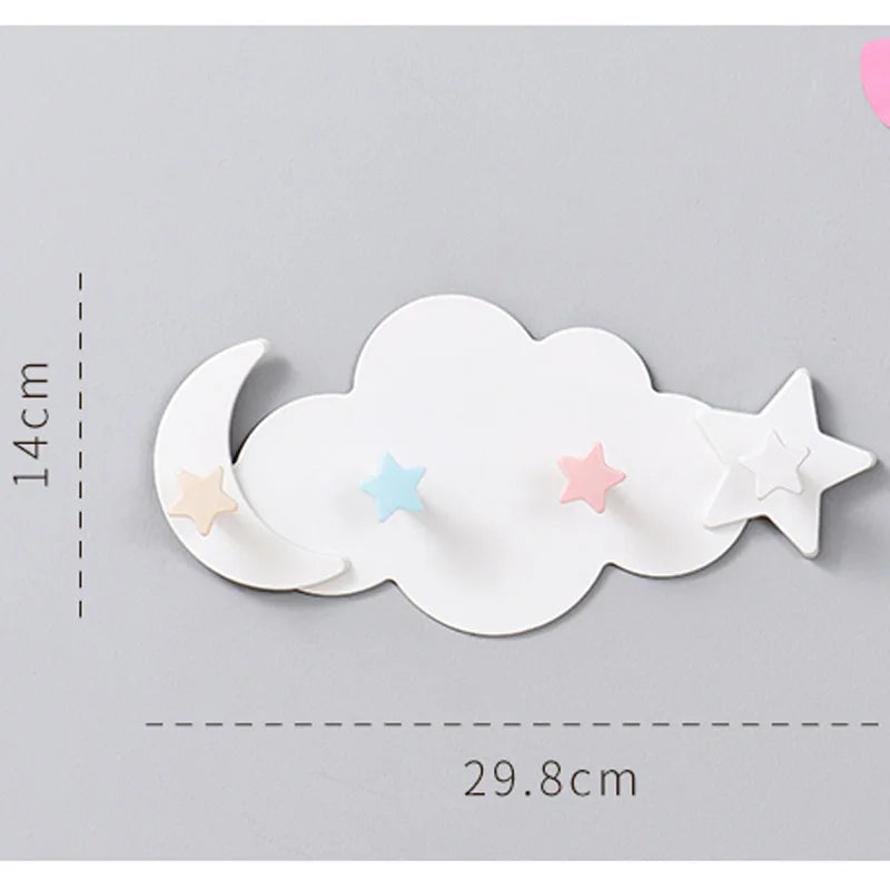 Ganchos Decorativos de Luna y Estrellas 🌙