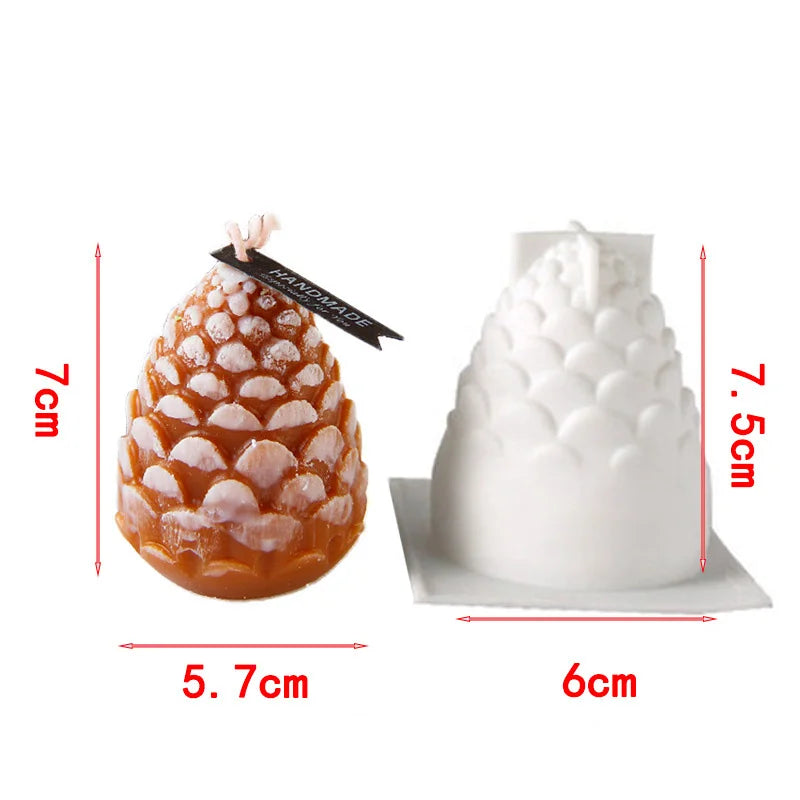 Christmas Snowflake Candle Silicone Mold Handmade Soap Aromatherapy Gypsum Resin Ice Mould Candle Making Kit Home Decor Gifts