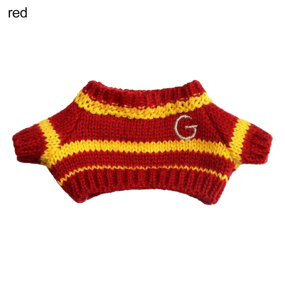 Doll Knitted Sweater for 20cm Plush Dolls Clothes Doll's Clothing Accessories Knitted Clothing Kids Toy Gifts Doll Supplies
