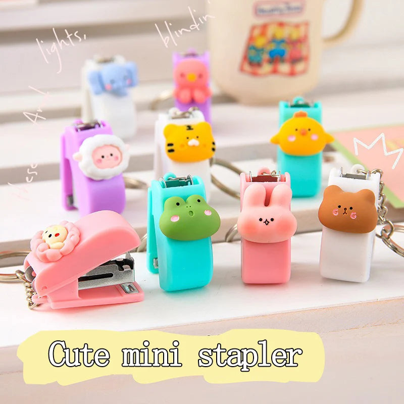 Grapadora Mini Portátil Kawaii - Escritorio