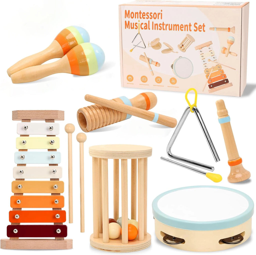 Set de Instrumentos Musicales Montessori | 🎵 Descubre la música jugando