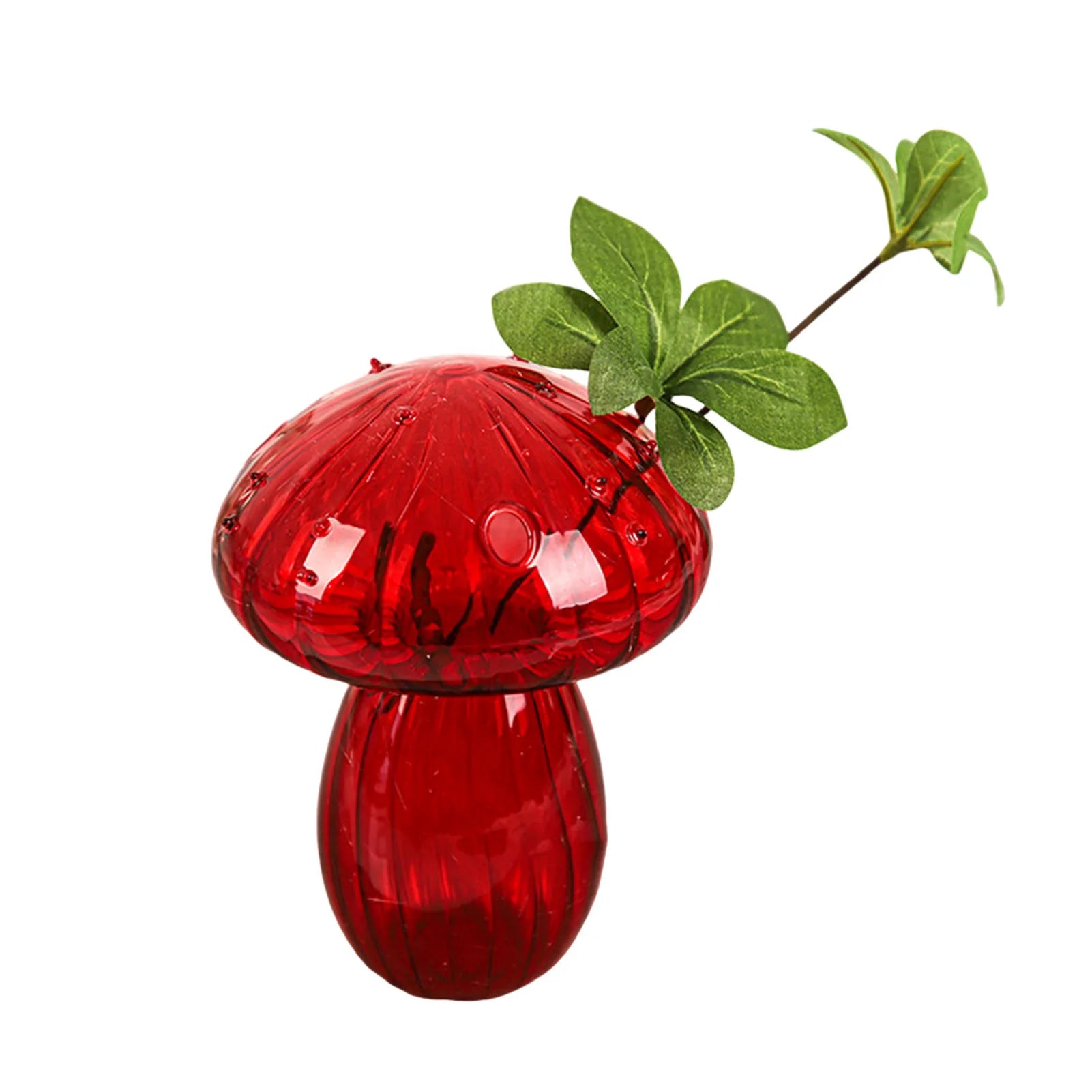 Florero Hongo de Vidrio — El detalle que transforma una repisa