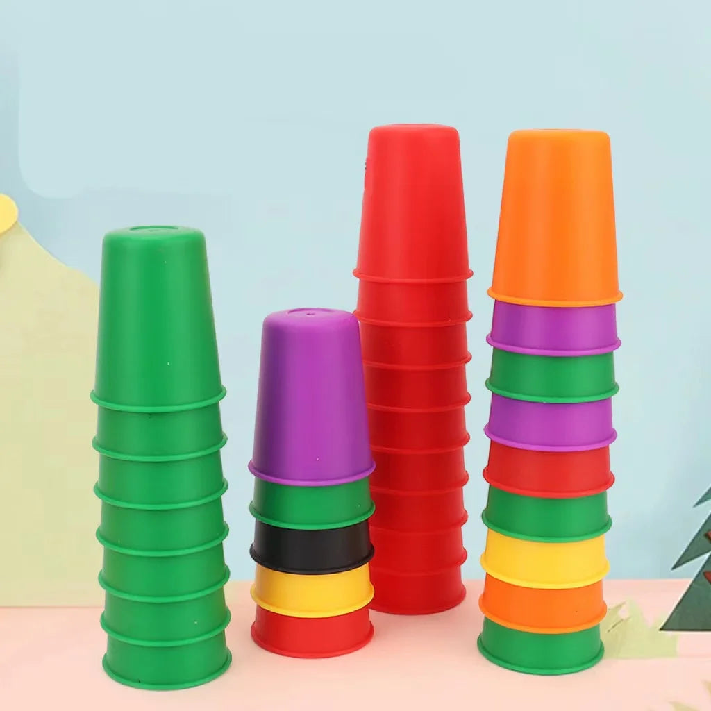 Juego Montessori de Vasos Apilables | 🧠 Aprende jugando con lógica.