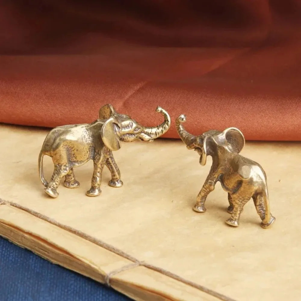 Elefante Decorativo Bronce Antiguo