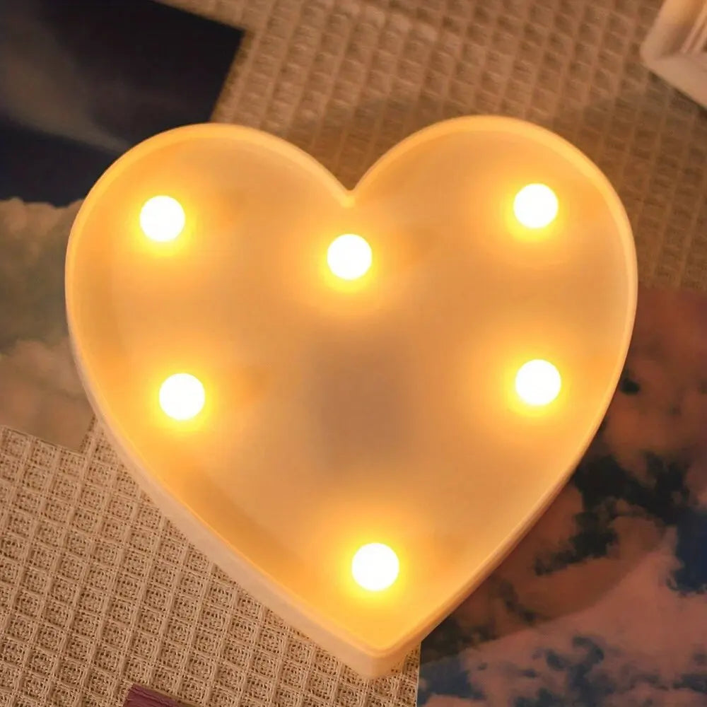 Luz LED Corazón