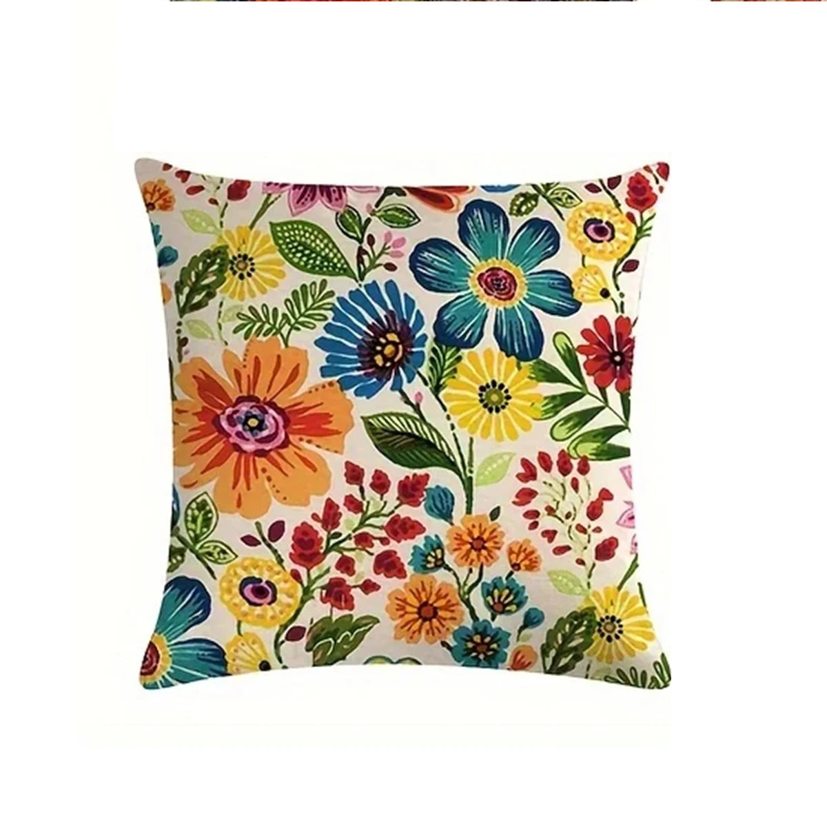 Funda de Cojín Mariposas y Flores 🦋🌸