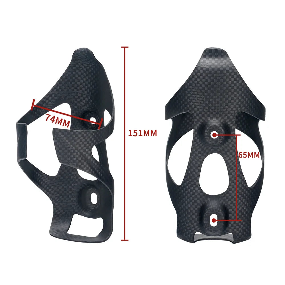 TOSEEK 3K Full Carbon Fiber Bicycle Water Bottle Cage Ultralight MTB Bike Road Bicycle Bottle Cage Matte/Glossy Cycle Equipment